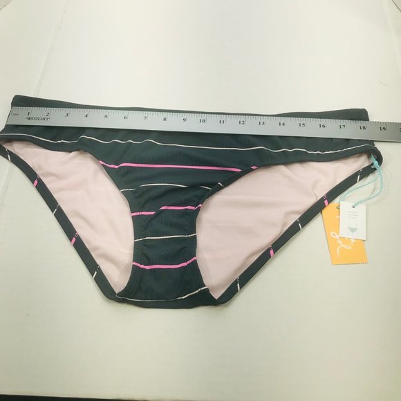 Kona Sol Women's Sz XL 16-18 Medium Coverage Textured Hipster Bikini Swim Bottom - Picture 7 of 9